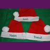 Santa Hats customized with name