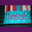 Beach towel customized with name